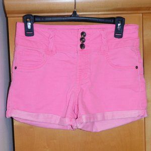 Pink Jegging Shorts